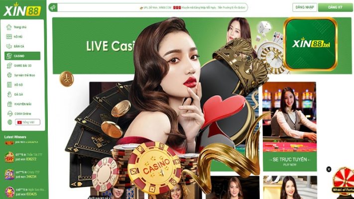 Sảnh Live Casino Xin88 hot nhất hiện nay