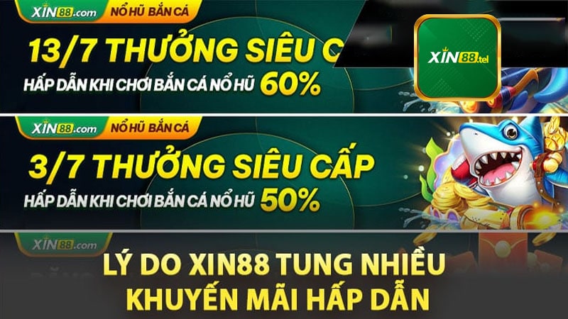 Các chương trình khuyến mãi Xin88 đặc sắc năm 2024